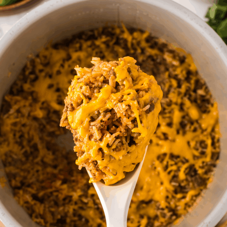 Fluffy Rice-A-Roni cooked in the Instant Pot, ready to serve