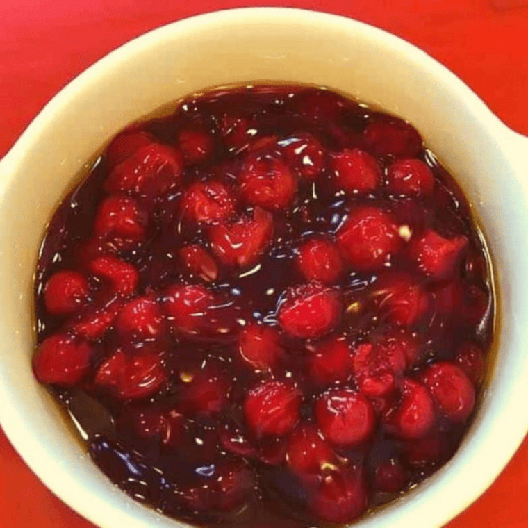 Frozen tart cherries in an Instant Pot before cooking
