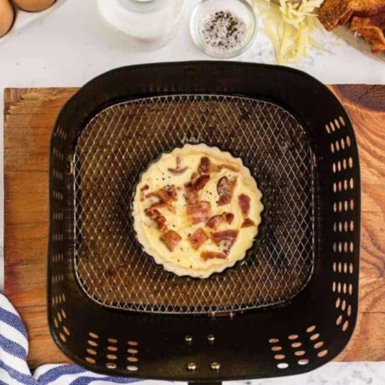 mini quiche lorraine in air fryer