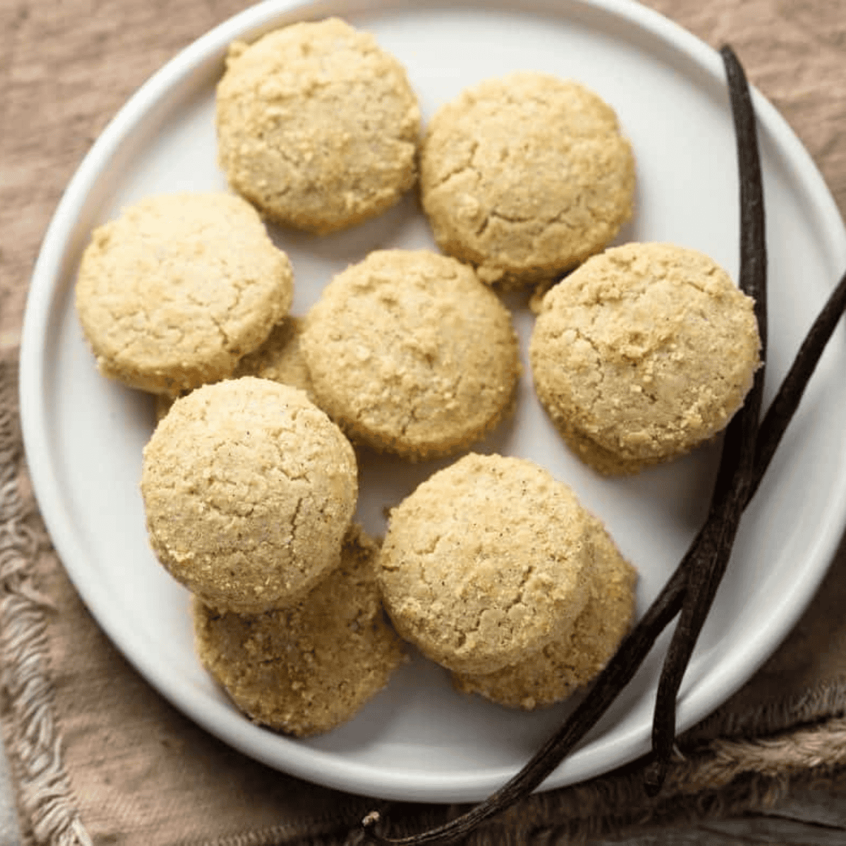 Scrumptious Air Fryer French Vanilla Cake Mix Cookies – soft, fluffy cookies made with cake mix for an easy, quick dessert ready in minutes.