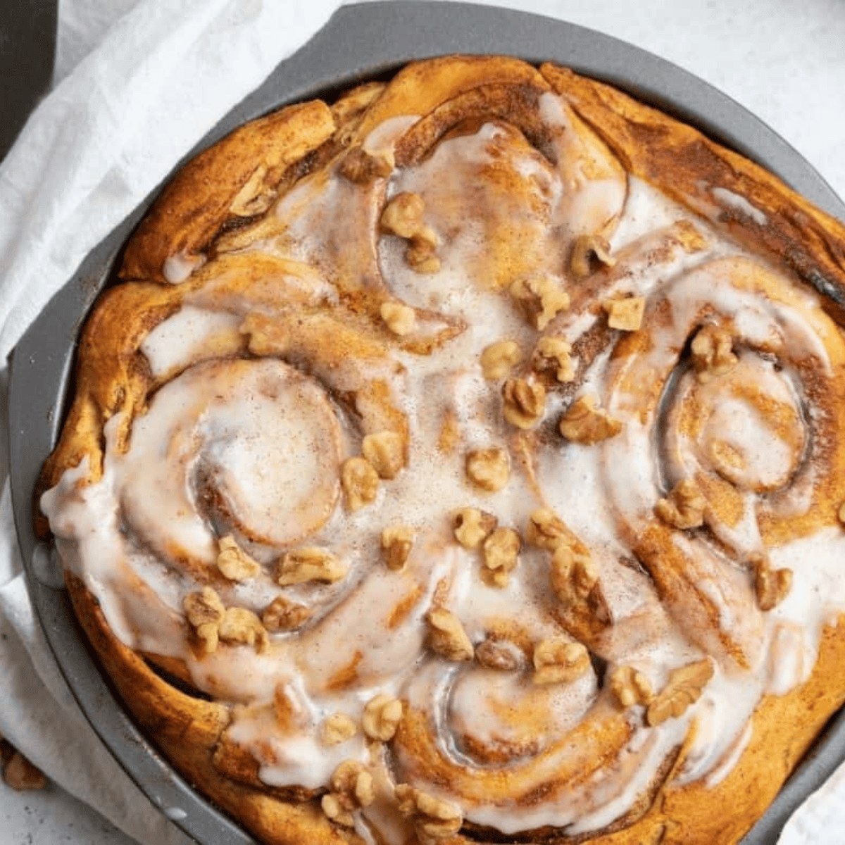 Air fryer cinnamon roll apple pie fresh and golden brown