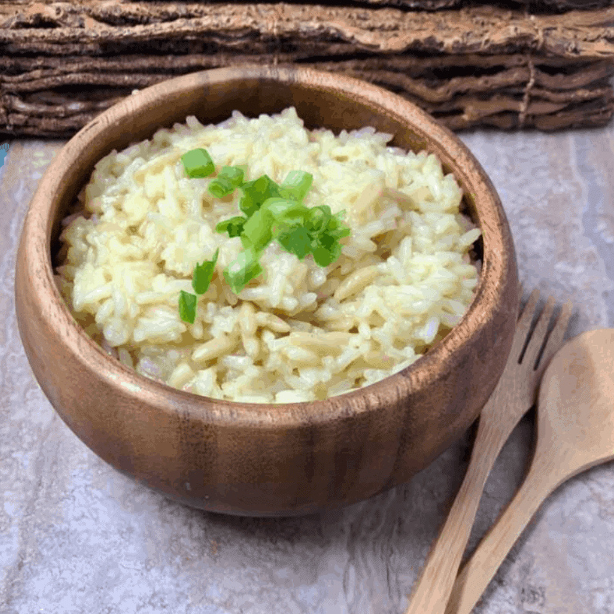 Near East Rice Pilaf cooked in the Instant Pot, fluffy and golden