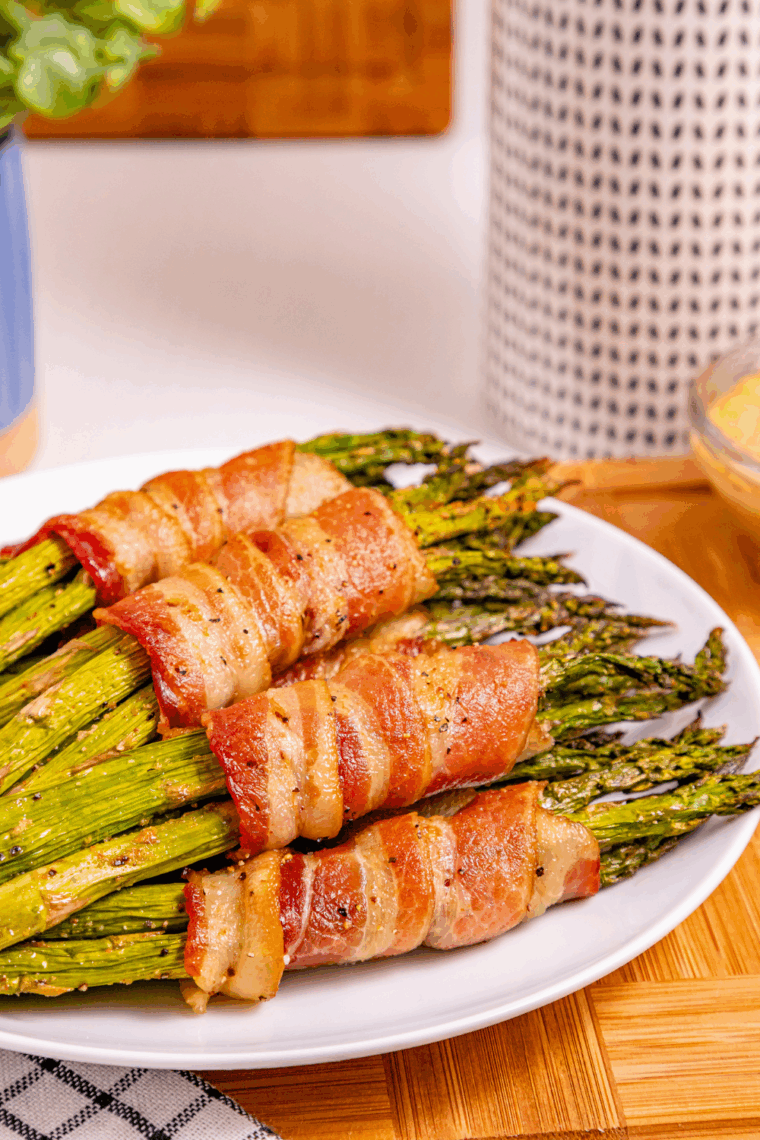 How to Make Crispy Air Fryer Bacon Wrapped Asparagus