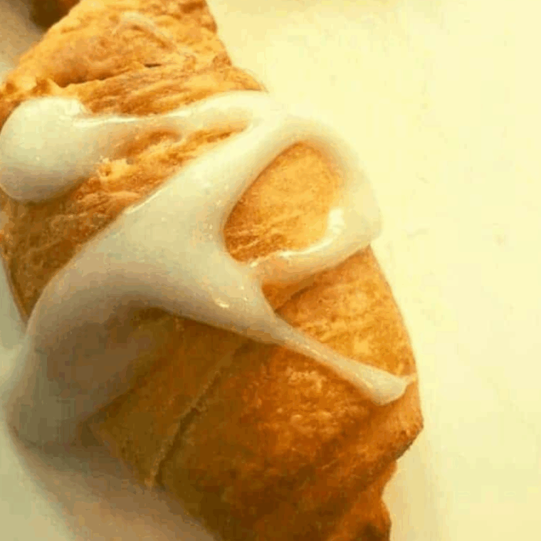 Golden Air Fryer Caramel Apple Pie Crescents filled with apples and caramel