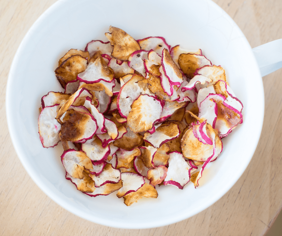 Air Fryer Radish Chips