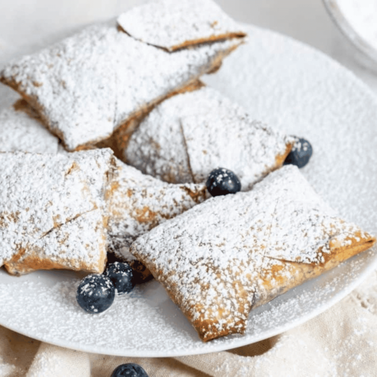 Easy Air Fryer Blueberry Cheesecake Egg Rolls