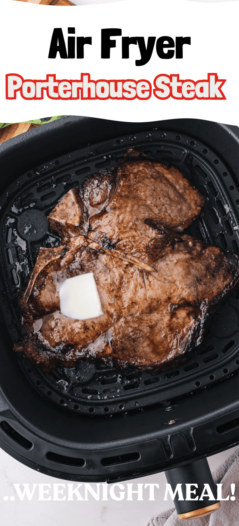 Air Fryer Porterhouse Steak (Juicy, Steakhouse-Quality in 15 Minutes)