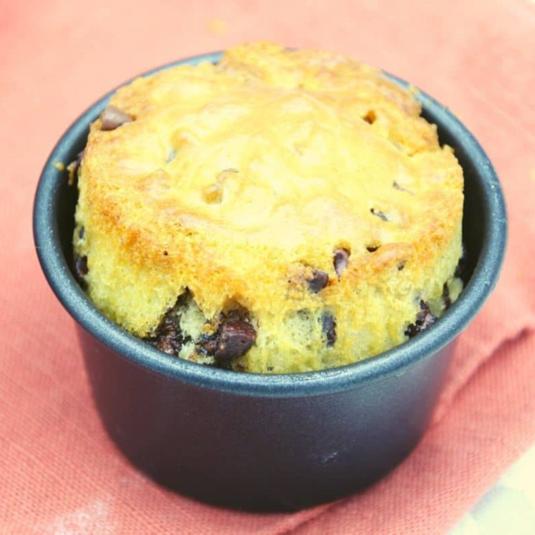 Air Fryer Chocolate Chip Pancake Muffins