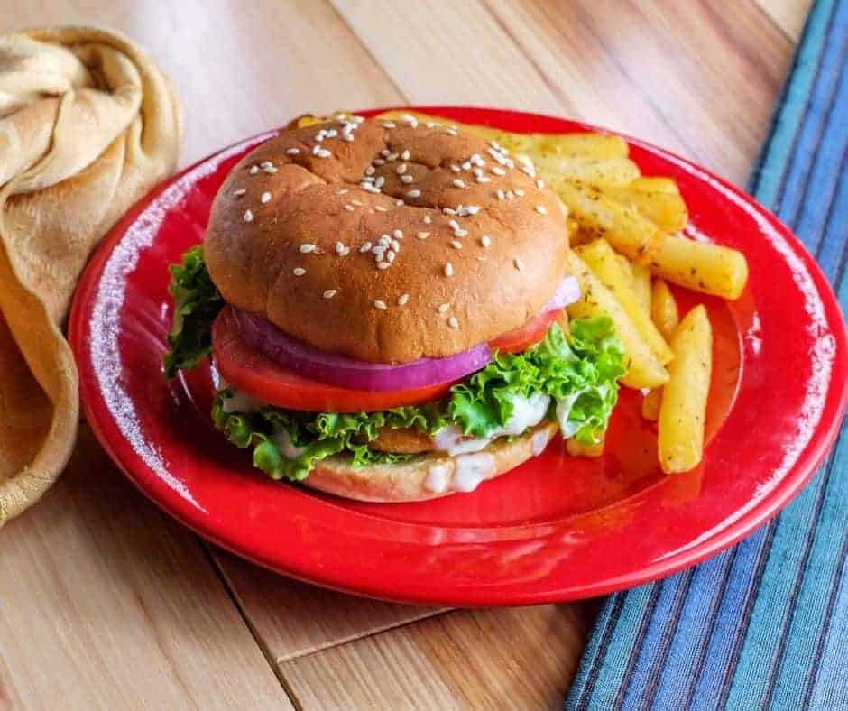 Air Fryer Frozen Chicken Patties