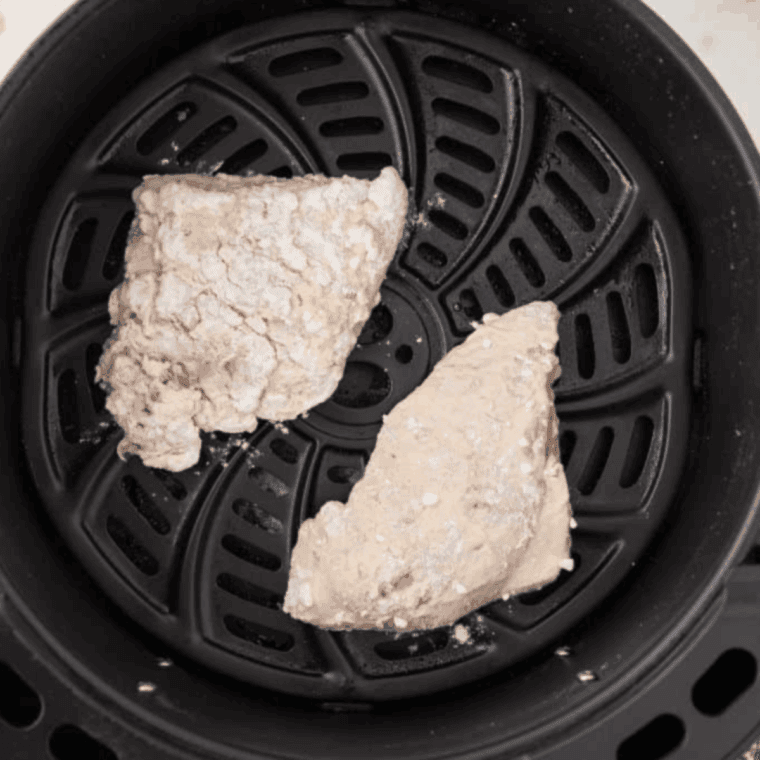 Place Bojangles Bo’s Chicken in the air fryer basket.