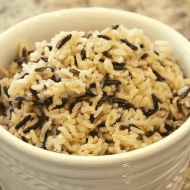 Instant Pot wild rice cooked fluffy in pressure cooker