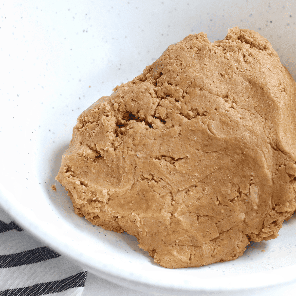 Gingersnap Cookie dough in a large mixing bowl.