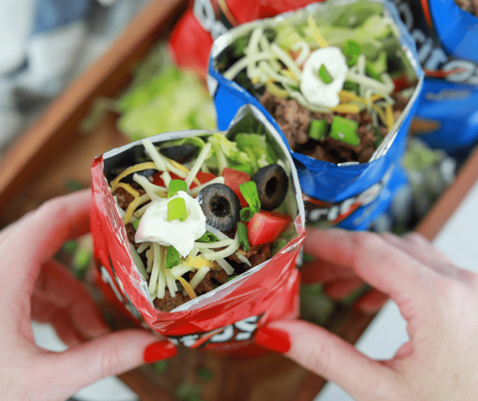 Easy Air Fryer Walking Tacos
