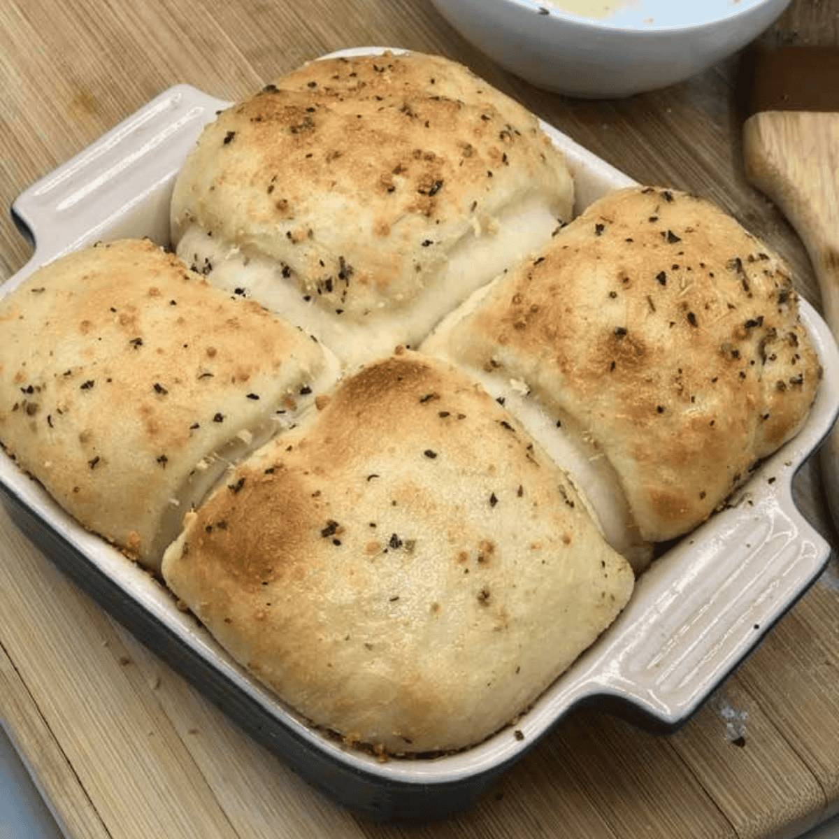 Easy Air Fryer Cheese Stuffed Garlic Rolls