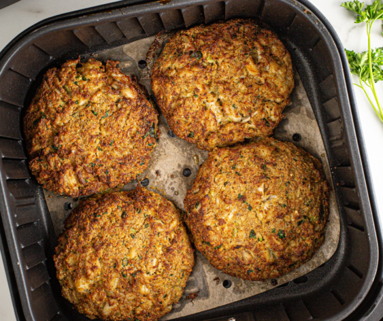 air fryer frozen crab cakes