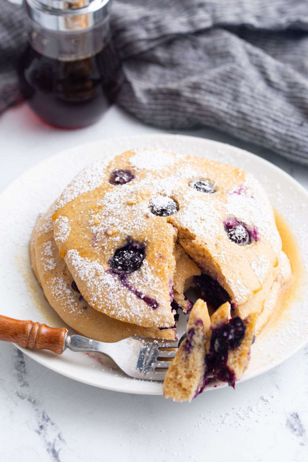 Different pancake reheating methods including microwave, toaster, and air fryer