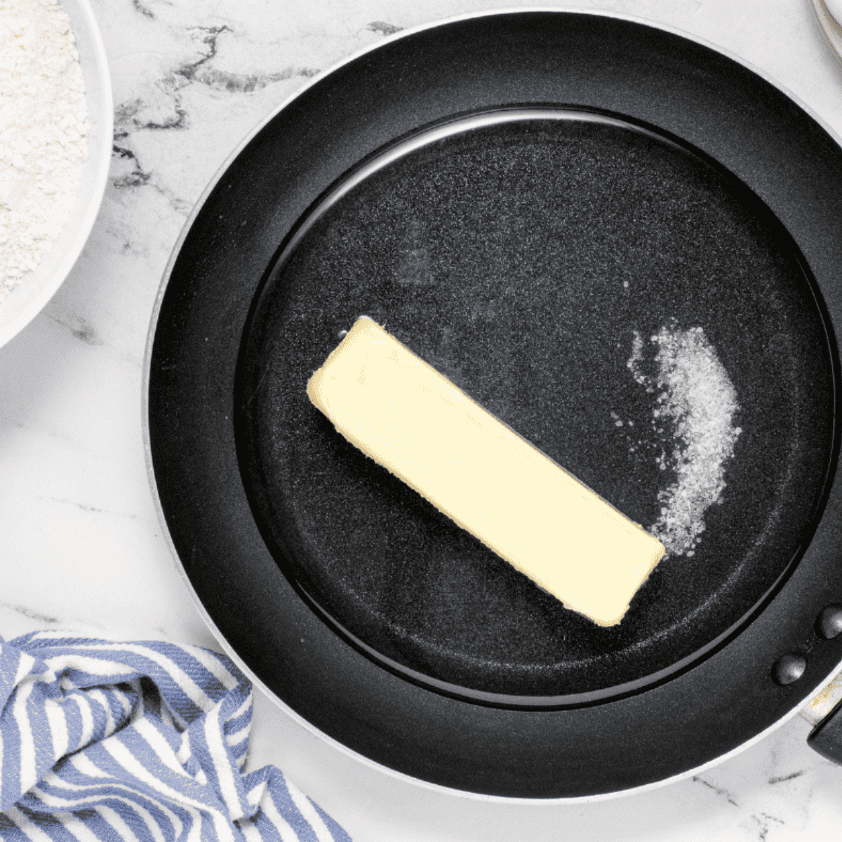 Start by preparing the donut dough