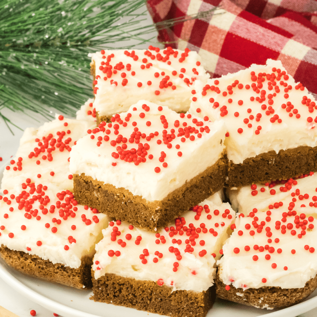 Air Fryer Gingerbread Cookie Bars
