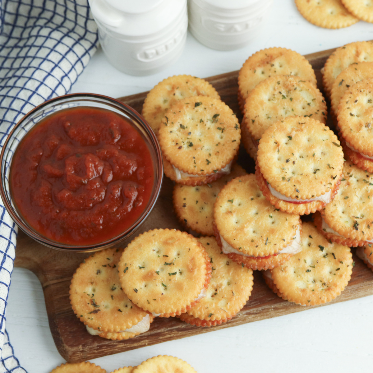 Air Fryer Ritz Cracker Sandwiches