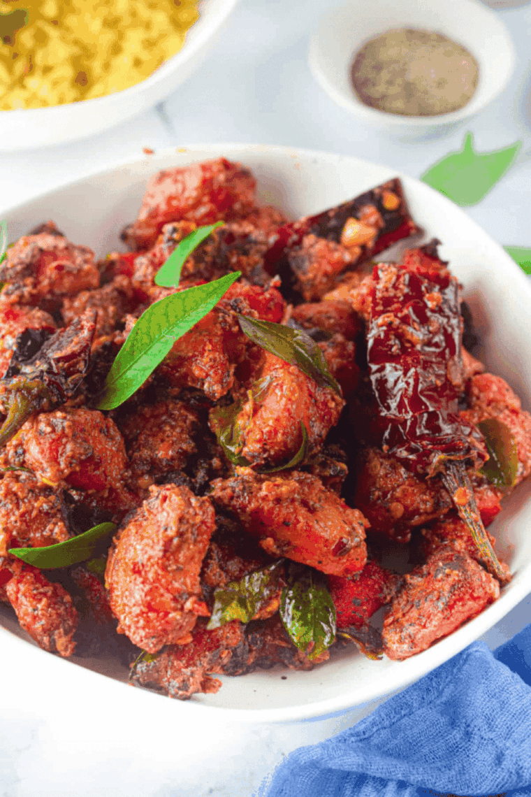Easy Air Fryer Chicken 65 Recipe