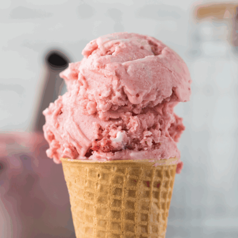 Ninja Creami Strawberry Ice Cream With Condensed Milk
