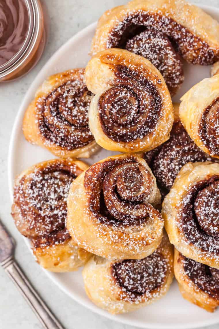 Air Fryer Nutella Scrolls