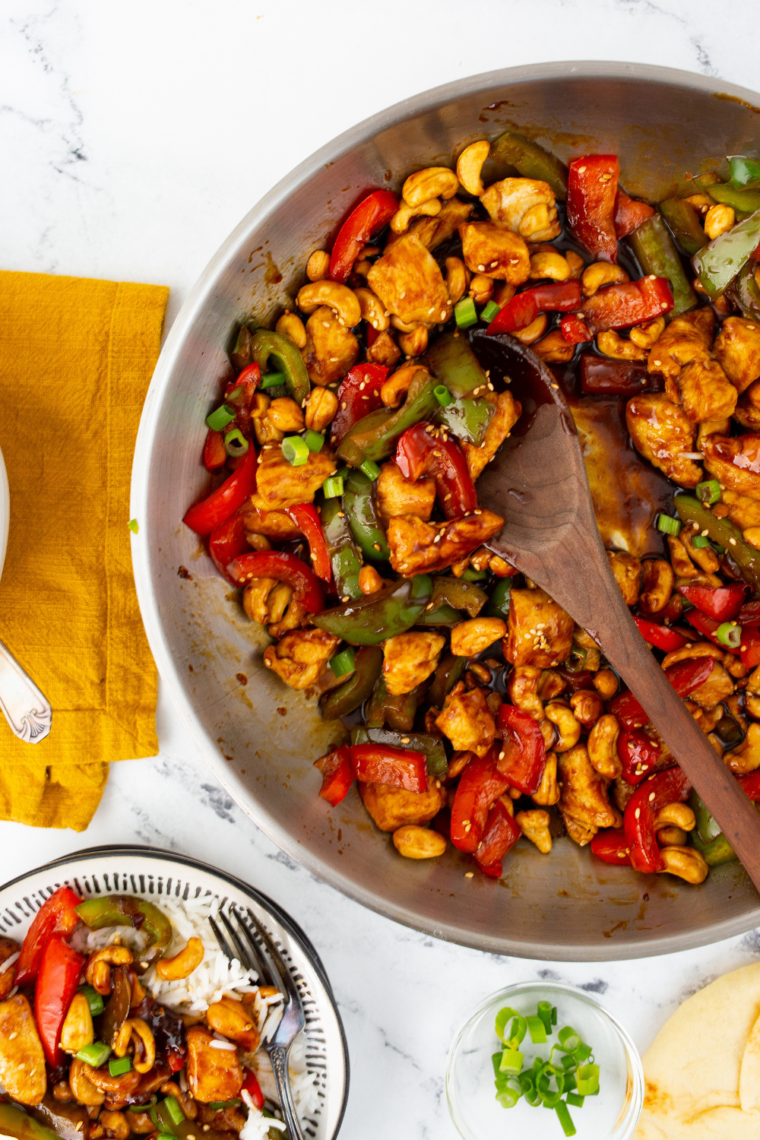Air Fryer Cashew Chicken