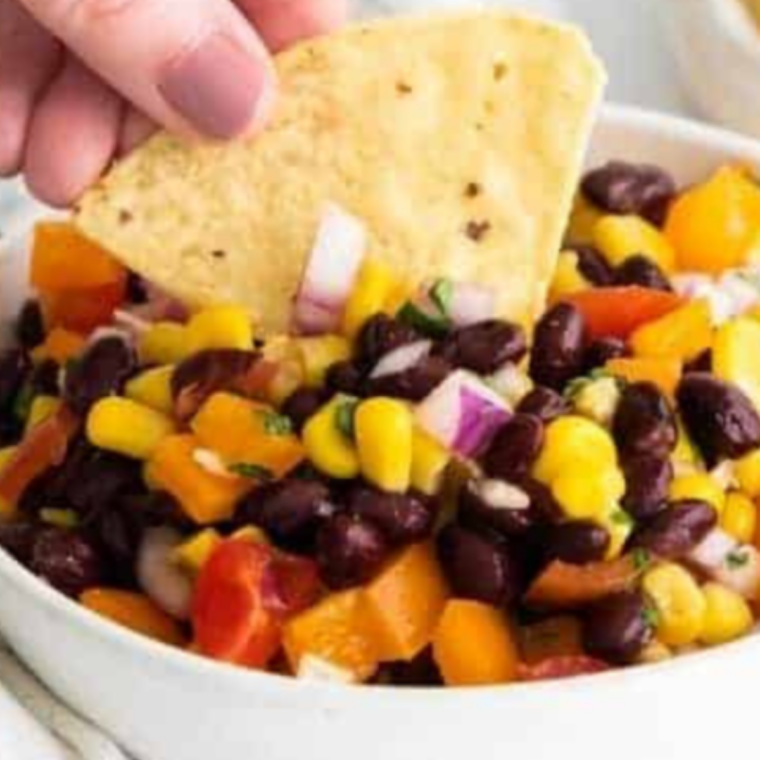 crispy air fryer black beans seasoned crunchy snack in bowl