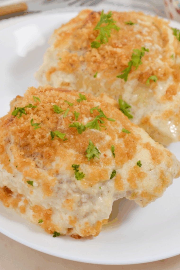 Easy Air Fryer Caesar Chicken Thighs
