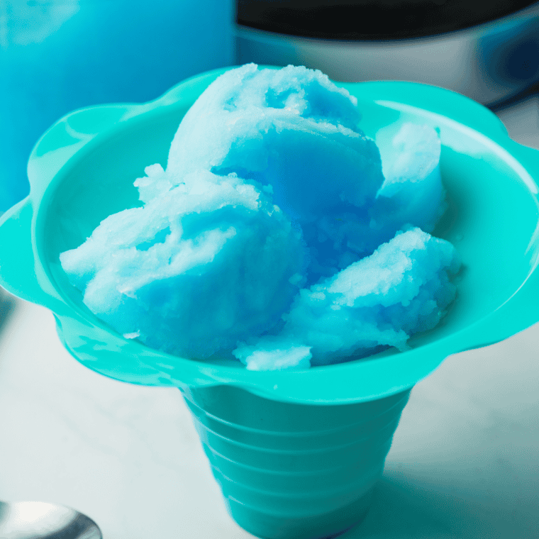 Ninja Creami Blue Raspberry Italian Ice