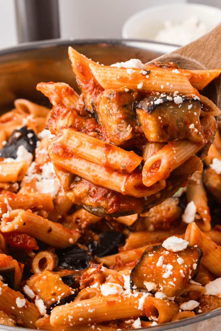 Air Fryer Pasta alla Norma