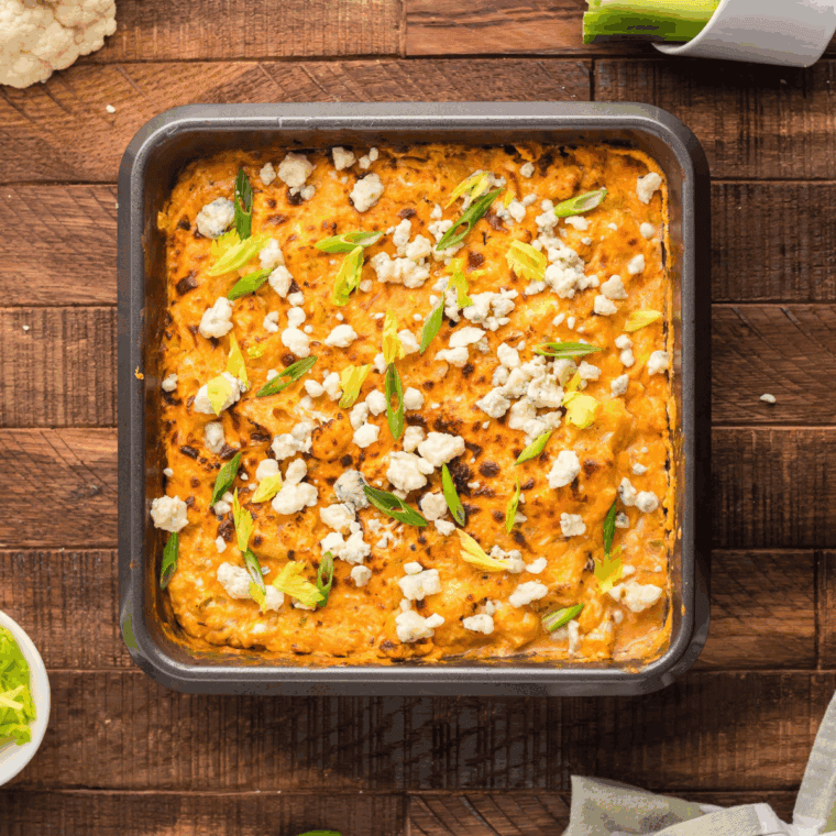 Air Fryer Buffalo Cauliflower Dip