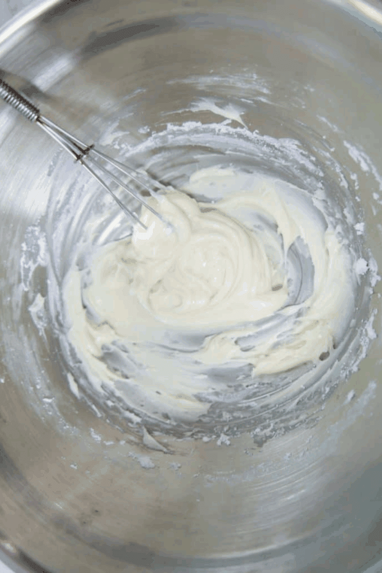 In a large mixing bowl mix the icing ingredients.