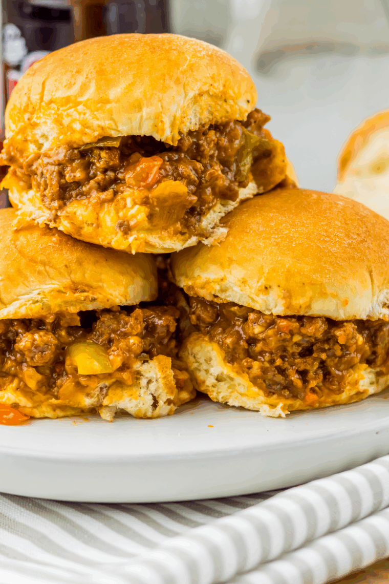 Slow Cooker Root Beer Sloppy Joe Sliders