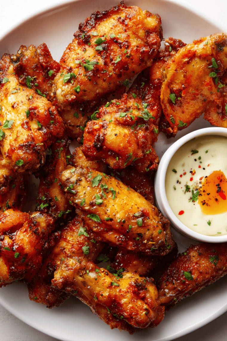Easy Wingstop Hickory Smoked BBQ Chicken Wing Recipe