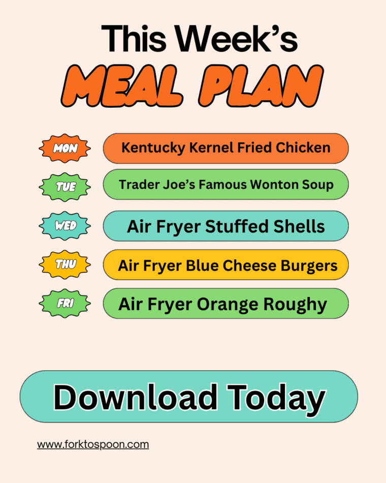 Air Fryer Weekly Meal Plan #71