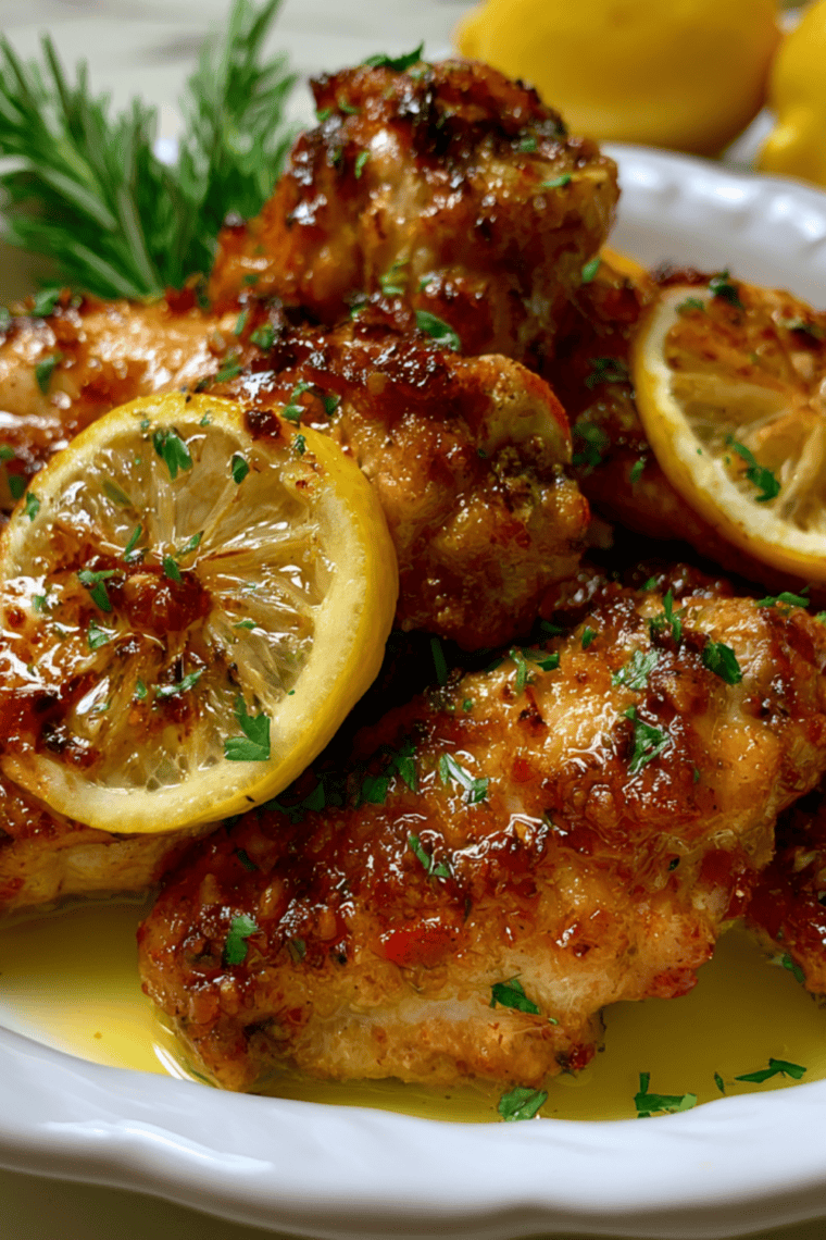 Hooters lemon pepper wings (10)