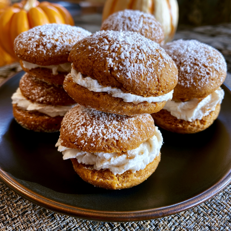 Air Fryer Pumpkin Whoopie Pie
