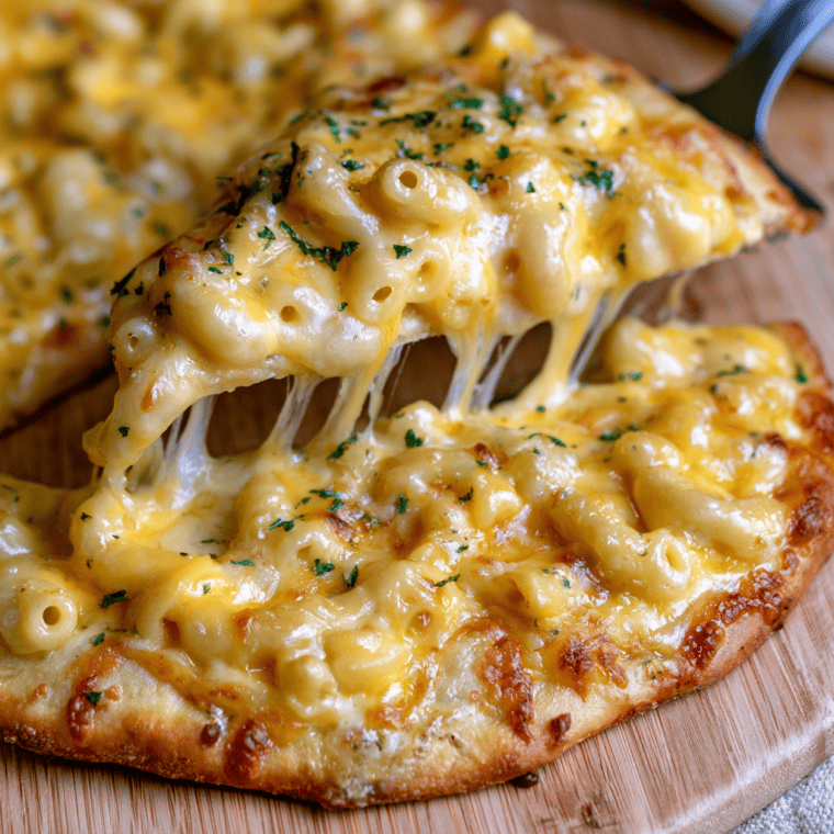 Mac & Cheese Flatbread Pizza