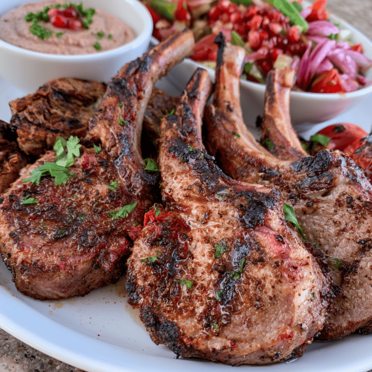 Moroccan Grilled Lamb Chops