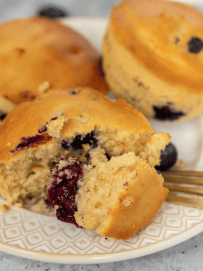 Air Fryer Blueberry Muffins