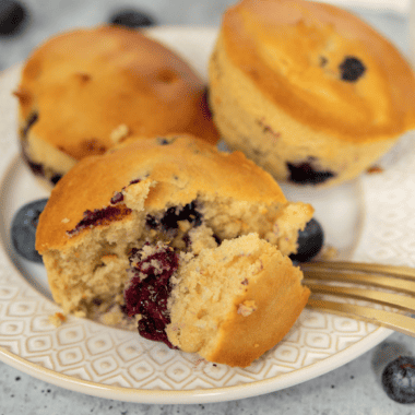 Air Fryer Blueberry Muffins