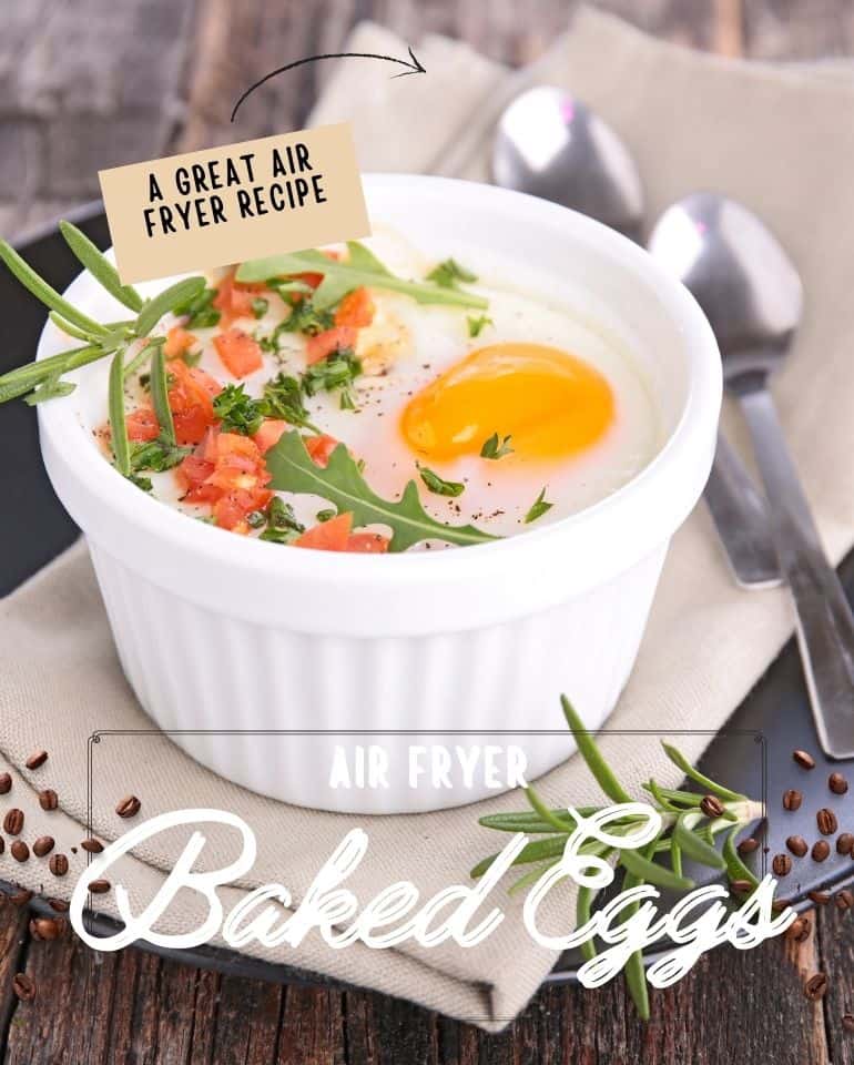 Air Fryer Baked Eggs