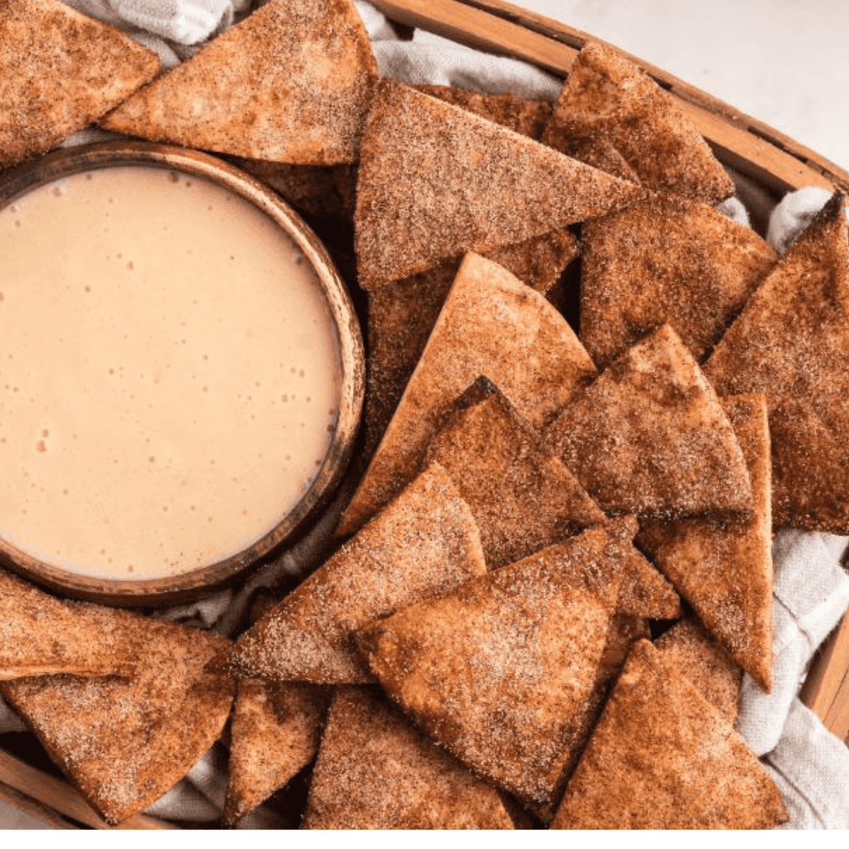 Air Fryer Cinnamon Sugar Tortilla Chips (10)