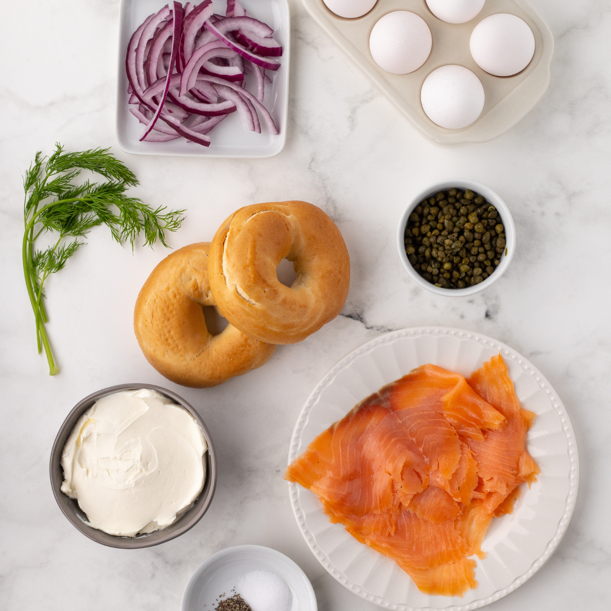 Ingredients Needed For Toasting a Bagel In Air Fryer