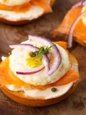 Air Fryer Toasted bagels