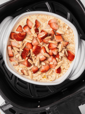 Air Fryer Strawberry Oatmeal