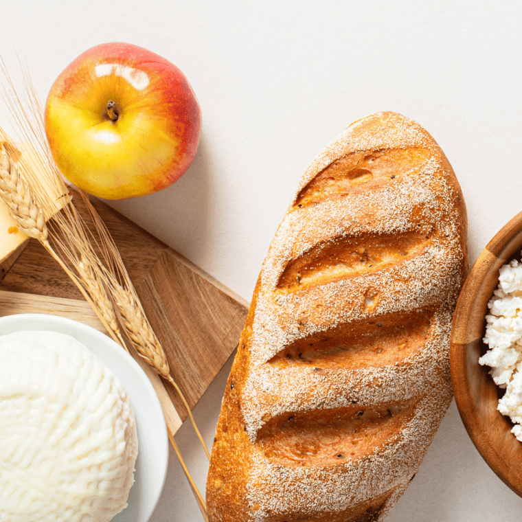 Ingredients Needed For Air Fryer Apple, Bacon, and Cheddar Sandwiches