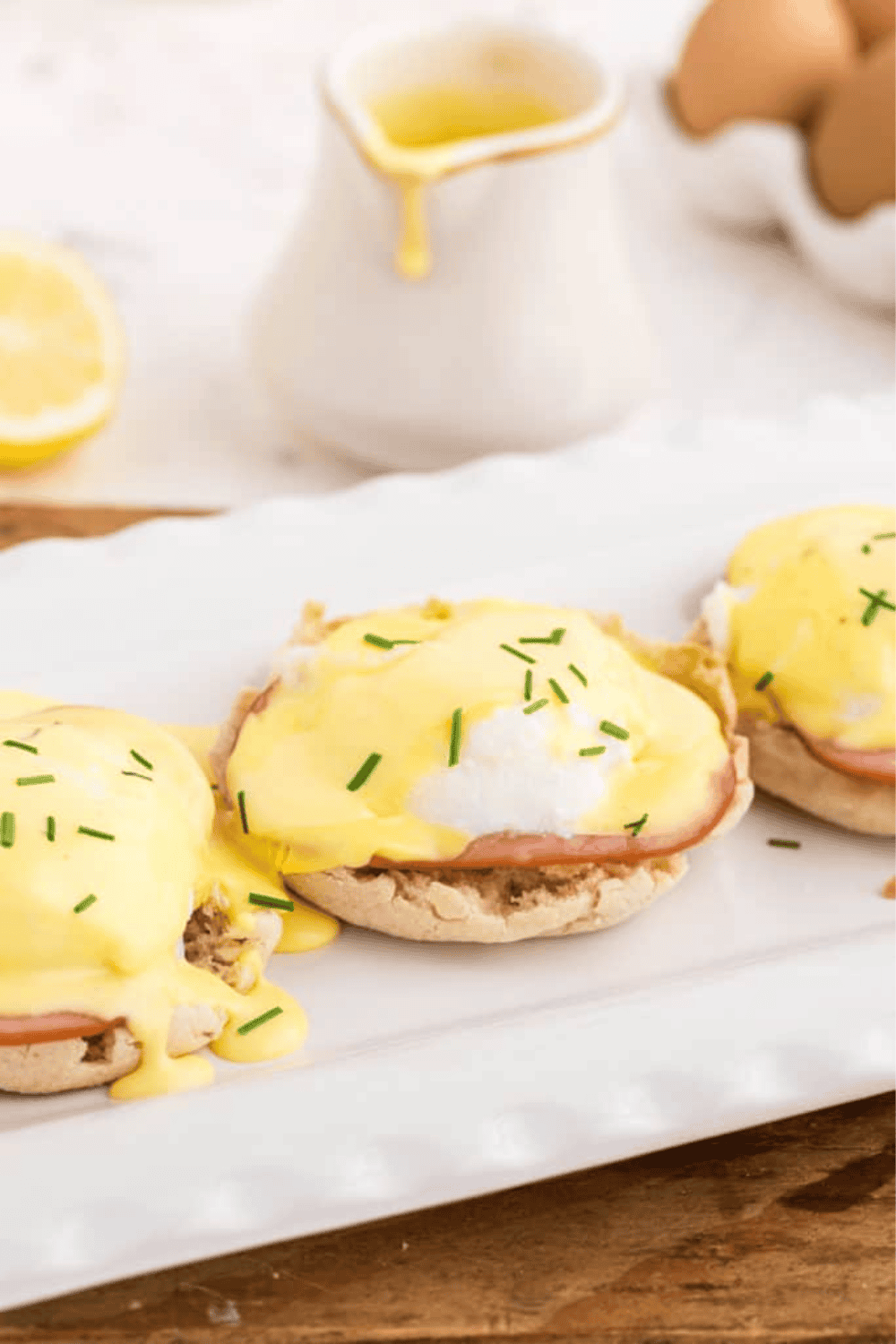 Air Fryer Eggs Benedict