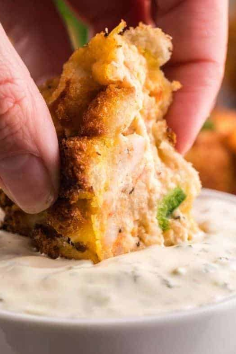 Air Fryer Shrimp Hush Puppies